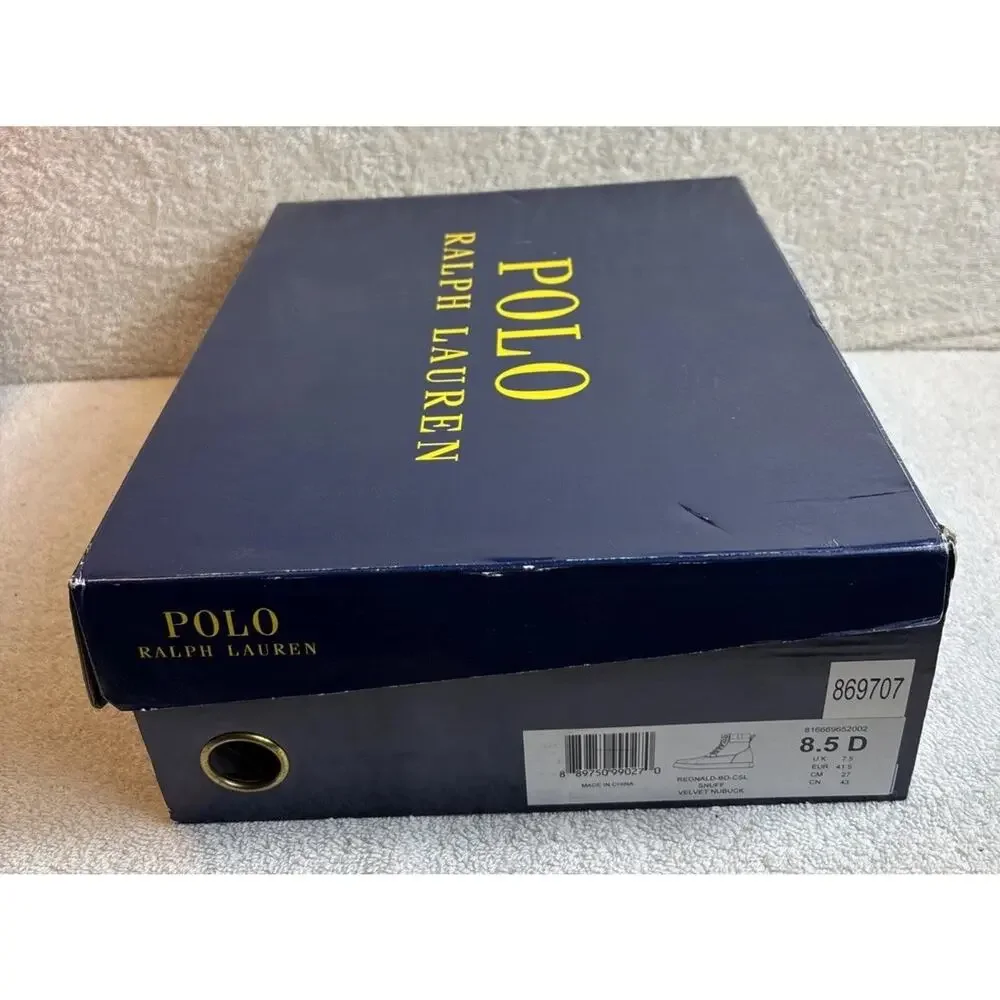 Mens Polo Reginald Lace Up Duck Toe Casual Fashion Boots 8.5